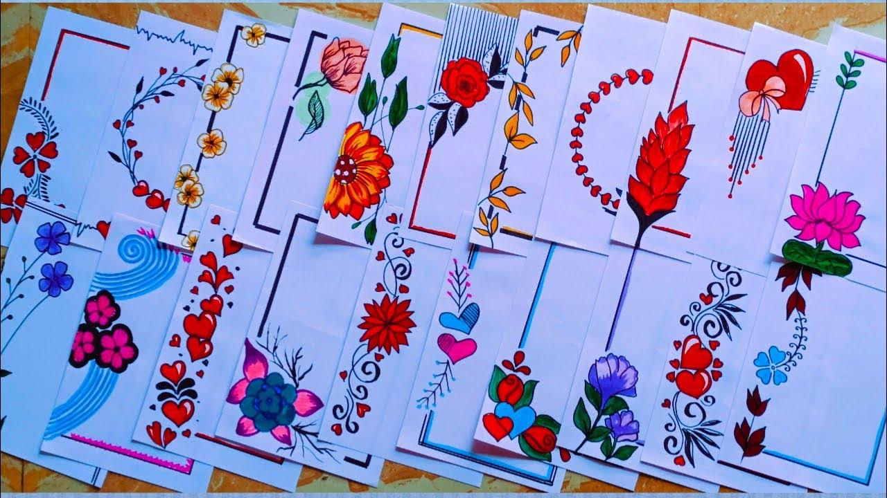 50 NEW 🥳 BORDER DESIGNS/ PROJECT WORK DESIGNS/ ASSIGNMENT FRONT PAGE ...