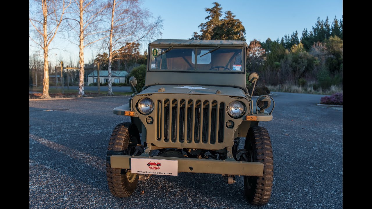 1944 Willys Jeep - Waimak Classic Cars - New Zealand - YouTube