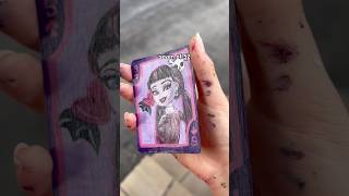 Day 7/52!!! Drawing DRACULARA from MONSTER HIGH! Letting the internet customize a deck of cards pt.7
