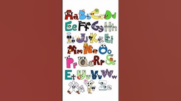 Reverse Alphabet lore color mixing #colormixing #satisfing #shorts #reverse