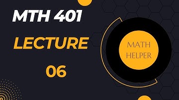 MTH401 lecture 6 | MTH 401 short lecture 06 | integrating factor technique
