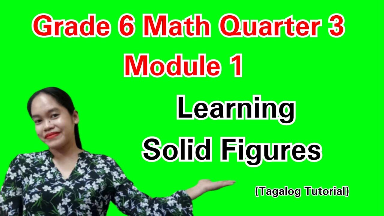 Learning Solid Figures|Grade 6 Math Quarter 3 Module 1 #maths # ...