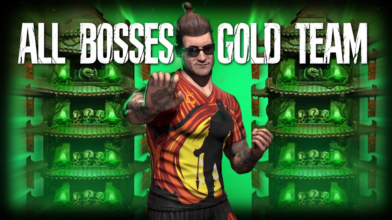 Sorcerer's Tower all Boss Battles 10 to 200 using Gold Team + Rewards | MK Mobile