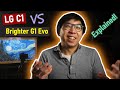 2021 LG OLED TV Models: C1 (48" to 83") vs Brighter G1 Evo (Max 77") vs 8K Z1