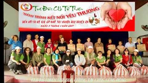 HÀNH TRÌNH KẾT NỐI YÊU THƯƠNG CỦA CLB TỪ THIỆN TUỆ ĐỨC