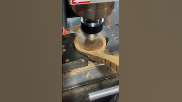 Wooden spoon inner hole test machine #cncprocessing