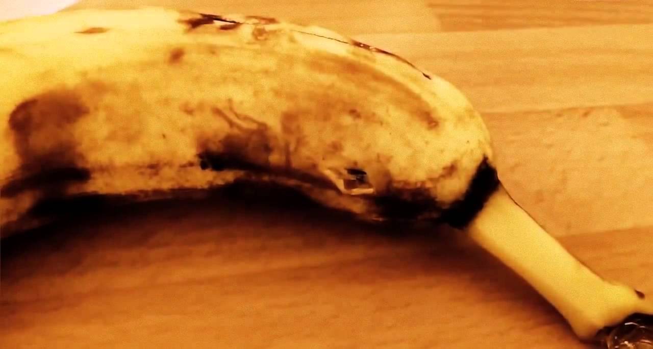 Spider Pops Out Of A Banana