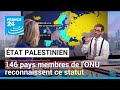 Reconnaissance dun tat palestinien  146 pays membres de lonu reconnaissent ce statut