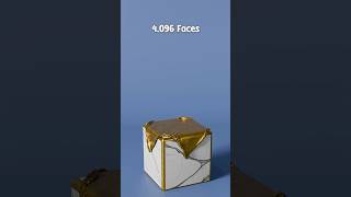 4  vs 4,096 Faces Cloth Drop Simulation | 3D Soft Body Simulation screenshot 1