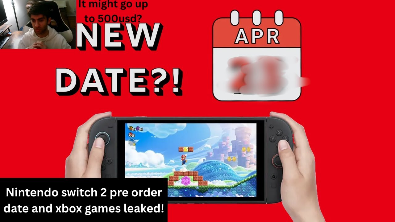 Nintendo switch 2 pre order date leaked! - YouTube