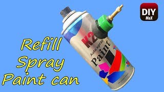 How To Reuse/Refill Empty Spray Paint Can | DM