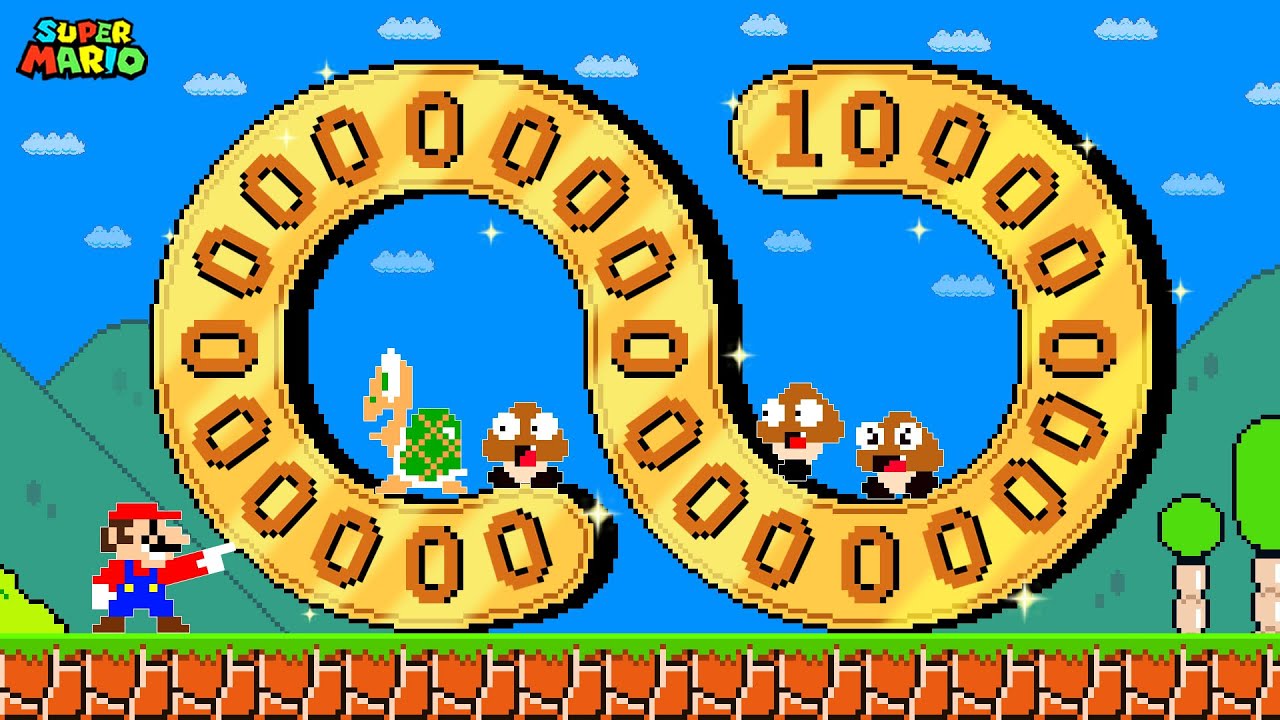 Mario Loop When Everything Mario Touches Turns to An INFINITE Loop - YouTube