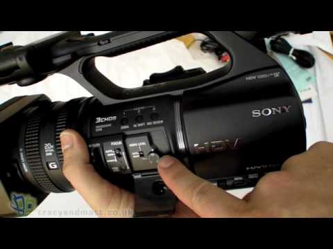 Sony HDR-FX1000 unboxing video