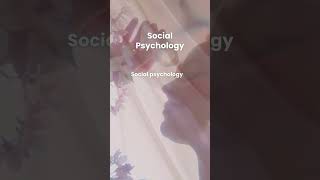 Social Psychology