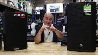 How To setup Powered Speaker Inputs, Line Level Vs Gain Setting ( Mackie vs ALTO ) QD002 / 20200807