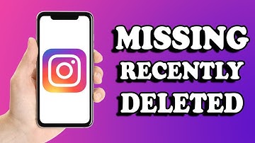 How To Fix Recently Deleted Option Not Showing On Instagram