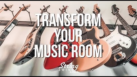 Upgrade your studio with String Swing guitar wall racks
