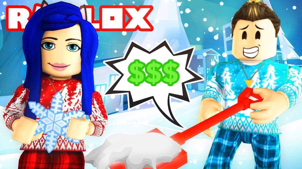 Snow Shoveling Simulator In Roblox Youtube - roblox snow shoveling simulator santa& 39