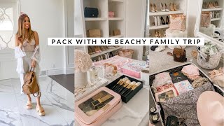 PACK WITH ME VLOG!⛱BEACH FAMILY TRIP  @Slmissglam