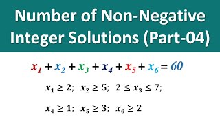 Number of Non Negative Integral Solutions of Linear Equation Part 4 Wealth
