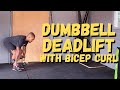 Movement Demo | Dumbbell Deadlifts With Bicep Curl