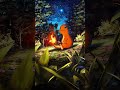 Charmander Watching the Stars 🌌 (Relaxing Pokémon Forest Loop)