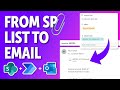 How to Send SharePoint List Attachments 📎 via Email with Power Automate