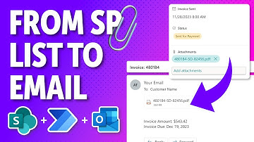 How to Send SharePoint List Attachments 📎 via Email with Power Automate