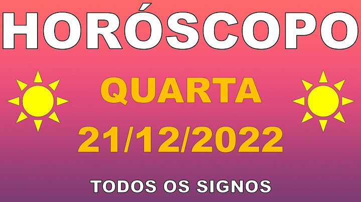 HORÓSCOPO DO DIA DE HOJE // QUARTA - 21/12/2022 | PREVISÕES DOS SIGNOS DE HOJE 21 DE DEZEMBRO