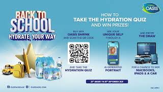 Hydrate and Win with Oasis Back to School