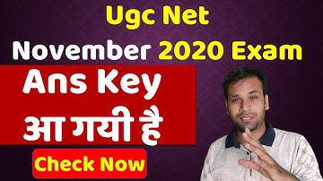 Nta Ugc Net Nov 2020 Exam Ans Key or Questions Paper Released
