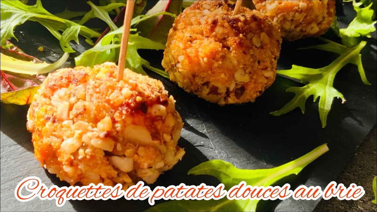 Recette de croquettes de patates douces au brie YouTube
