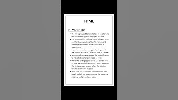 HTML i Tag | S Code Hub #shorts #html