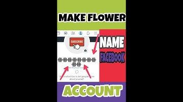 How to create new folwer name symbol Facebook id 2019 invalid flower symbol Facebook id