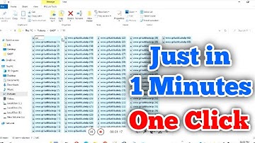 How to Rename Multiple Files in Windows 7,8,10,11// No Software