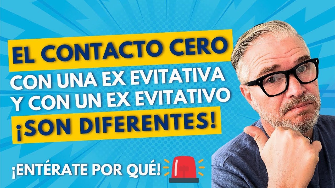El HOMBRE EVITATIVO y LA MUJER EVITATIVA ven el CONTACTO CERO de forma diferente. Descúbre por qué 🚨