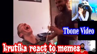 Krutika React To Memes Tbone Video