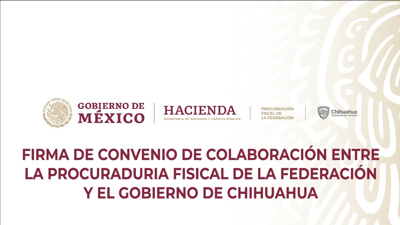 Firma de Convenio de Colaboración entre la PFF y el Gobierno de ...