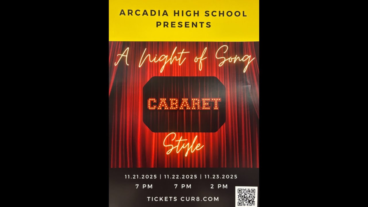 A Night of Song - Cabaret Style | Arcadia High School 11/21/25