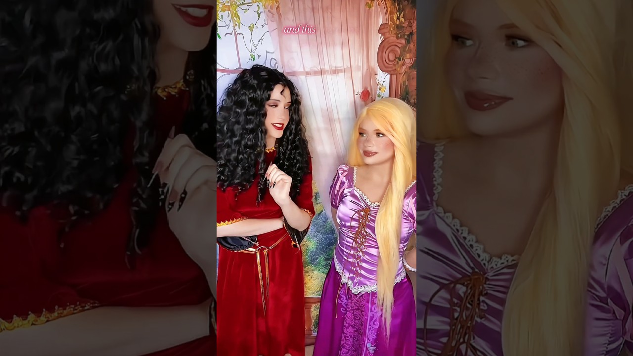 Mama I'm in love with a criminal | Gothel & Rapunzel @nikkihatsunecosplay #cosplay #shorts