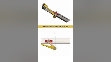 Simplest Slider Crank Mechanism #mechanical #mechanism #3ddesign #solidworks #cad