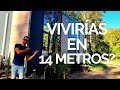 MINI CASA De 14 M²! TIENES Que Ver El BAÑO! 😱🚽💩 - MINIMALISMO / TINY HOUSE