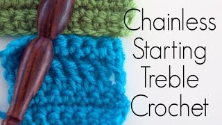 How to Crochet: Chainless Starting Treble Crochet