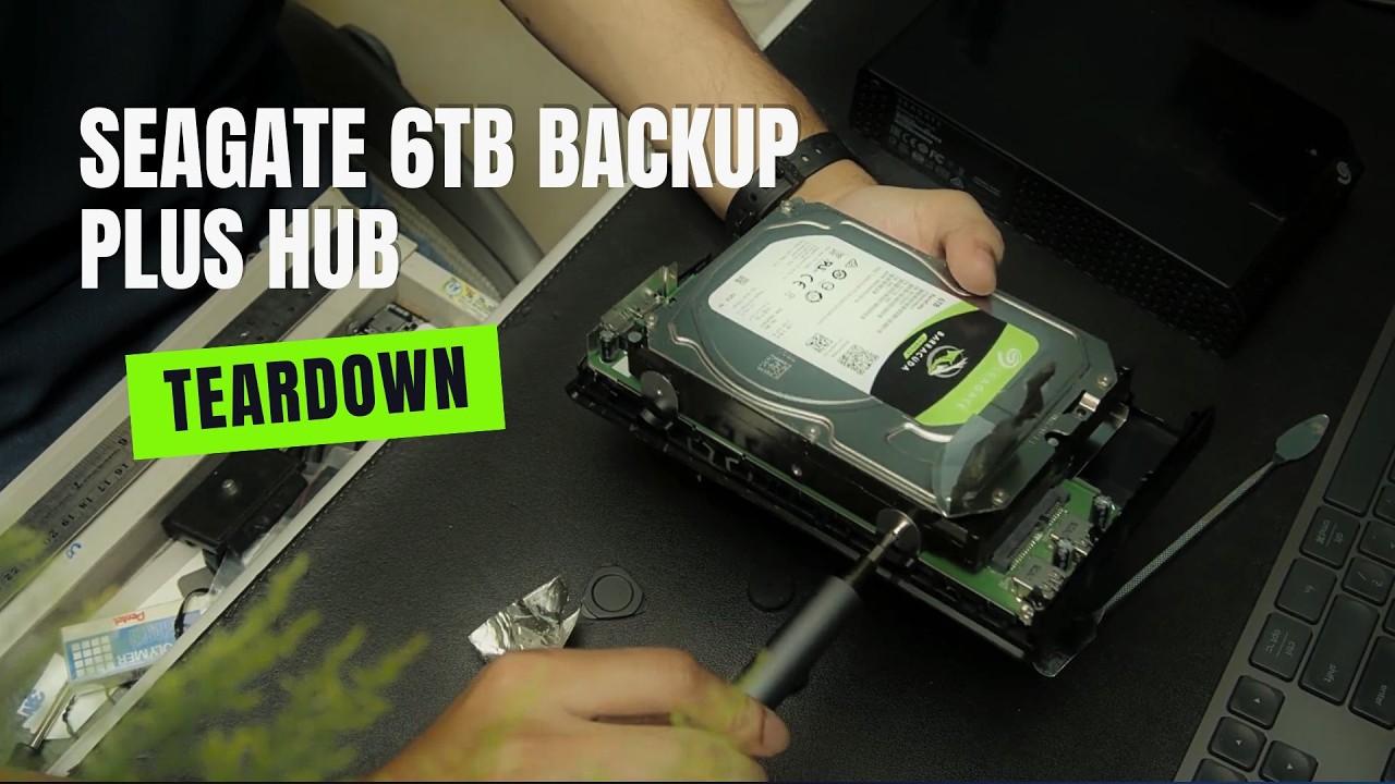 Seagate Backup Plus Hub 6TB Hard Drive Teardown | What's Inside