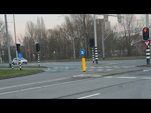 Amstelveen,Netherlands driving video 4K || Amstelveen evening view