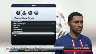 FIFA 14 and 13 - How to make your Virtual Pro look like Lucas Moura