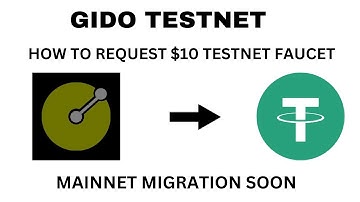 GIDO TESTNET || HOW TO REQUEST $10 TESTNET FAUCET AND SWAP