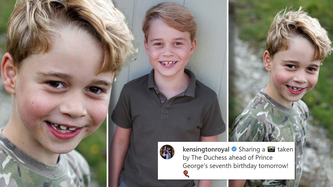 Happy Birthday George! Kate & William excitedly share photos in honor ...