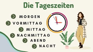 Deutsch lernen | Tageszeiten | Times of the day | Learn German