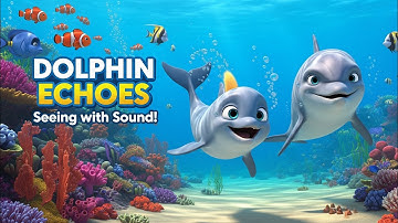 How Do Dolphins See With Sound? | 🐬 Echolocation Explained for Kids  | Fun Animal Science